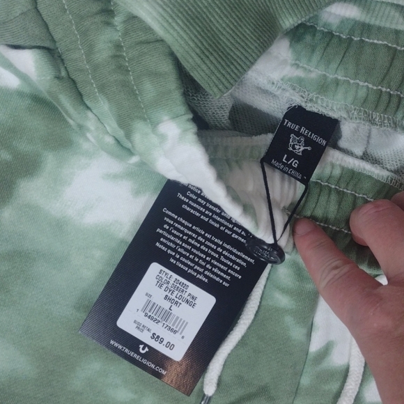 True Religion Green Tye Dye Lounge Set Size Large - Picture 4 of 7
